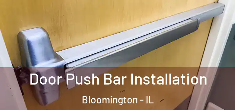 Door Push Bar Installation Bloomington - IL