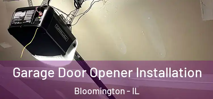  Garage Door Opener Installation Bloomington - IL
