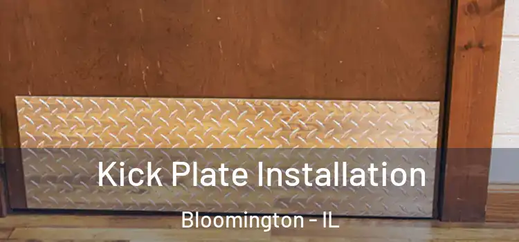 Kick Plate Installation Bloomington - IL